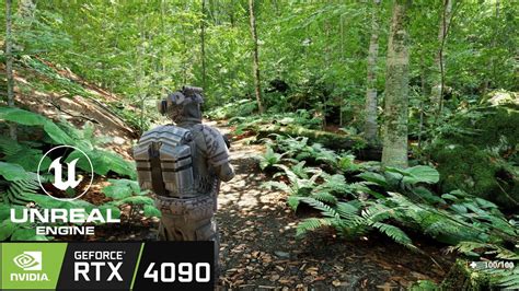 Rtx 4090 Unreal Engine 5 1 Nanite Beech Forest Youtube