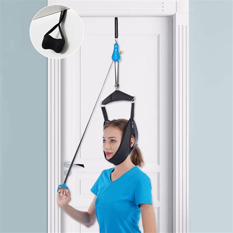 Portable Cervical Neck Traction Device For Home Use Pain Relief