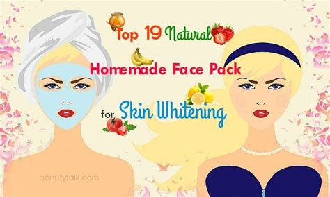 19 Natural Homemade Face Pack For Skin Whitening Do They Work