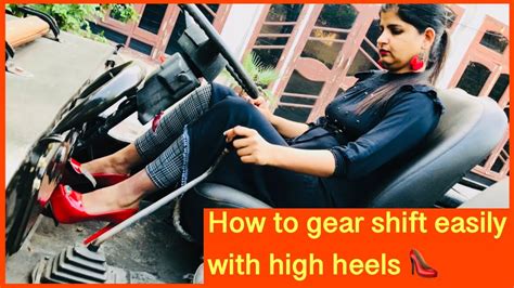 How To Gear ⚙️ Shift Easily With High Heels 👠 How To Drive Stick Shift Pedal Pumping Learn