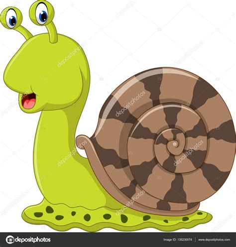 Caracol lindo dibujos animados vector gráfico vectorial