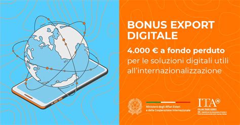 Bonus Export Digitale Guestitaly