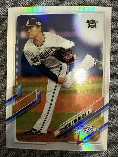 Yahooオークション 激レア 2021 初年度 Topps Npb Chrome 山本 由伸