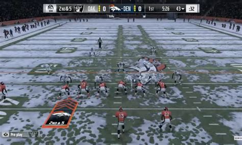 Madden NFL 18: Gameplay featuring Denver Broncos and Oakland Raiders