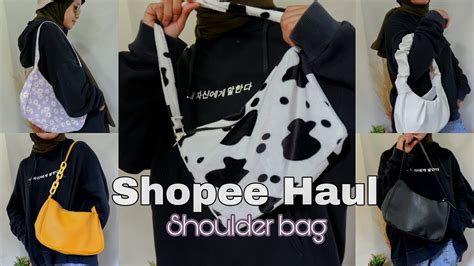 SHOPEE HAUL SHOULDER BAG TAS BAHU MURAH 20K AN YouTube