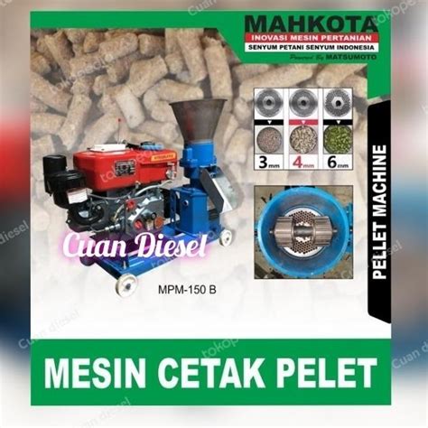 Jual Mesin Cetak Pelet Mahkota Rangka Type Mpm B Shopee Indonesia