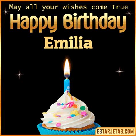 Feliz Cumpleaños Emilia Imágenes  Tarjetas Y Mensajes