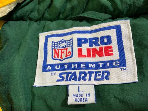 Vintage Green Bay Packers Starter Proline Full Zip Puffer Etsy