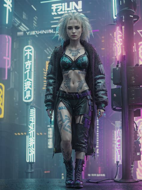 Cyberpunk Woman Art Cyberpunk Character Art Male Cyberpunk Female