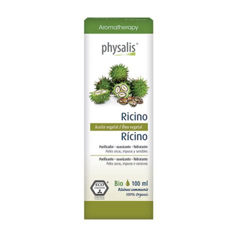 Aceite vegetal Ricino orgánico 100 mL Physalis Farmacias Knop