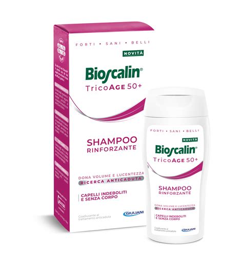 Bioscalin Tricoage 50 Shampoo Rinforzante Ridensificante 200ml Top