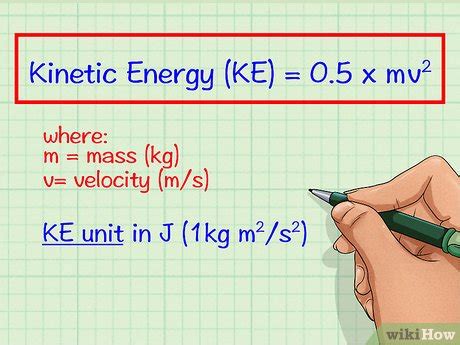 Comment calculer lénergie cinétique 9 étapes wikiHow