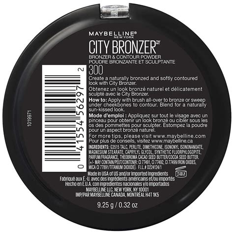 Maybelline New York City Bronzer And Contour Matte Powder Deep 300