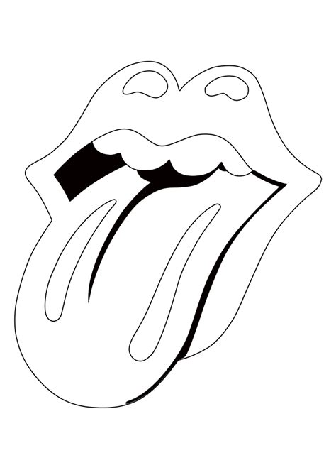 Dibujos Para Colorear Pintar Imprimir Rolling Stone Logo The Best