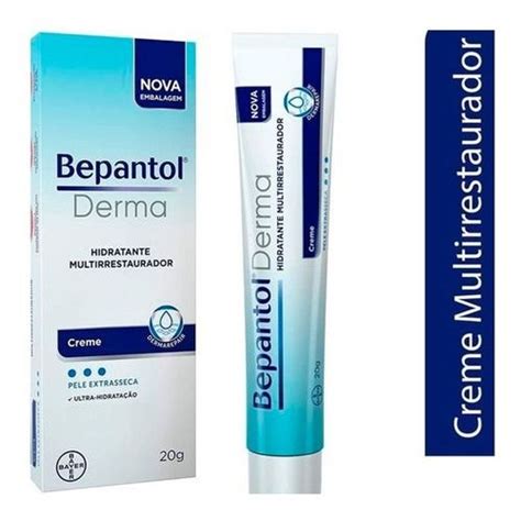 Bepantol Derma Creme 20g Bayer Hidratante Para Pele Submarino