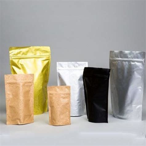 Plain Glossy Tea Packaging Pouch Zipper Slider At Rs Kg In Indore