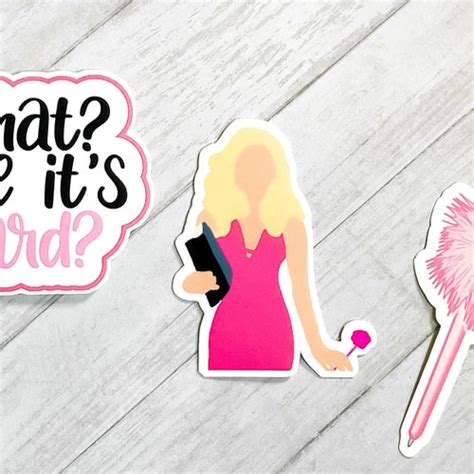 Legally Blonde Sticker Pack Etsy