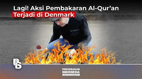 Cindy Florencine Lagi Aksi Pembakaran Al Qur An Terjadi Di Denmark