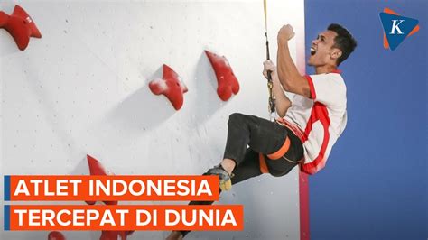 Pecah Rekor Atlet Panjat Tebing Indonesia Veddriq Leonardo Jadi