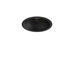 Minima Slimline Round Adjustable Fire Rated Matt Black Architonic