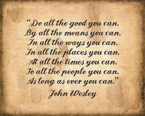 Do All The Good You Can Canvas Textured Fine Art Print Etsy John