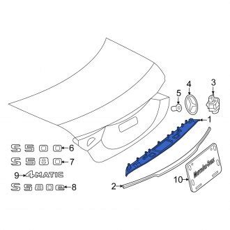 Mercedes Car Replacement Trunk Lids Parts Carid