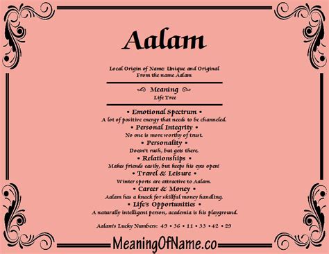 Aalam - Meaning of Name