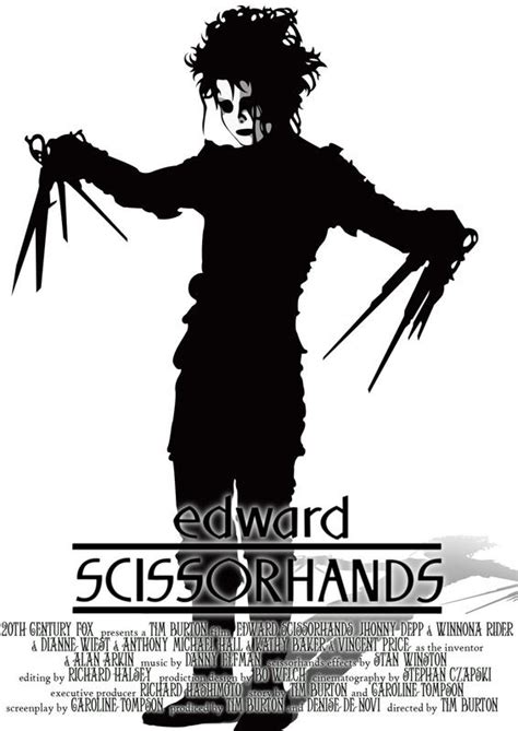 Edward Scissorhands Poster 2 by zoeboy625 on DeviantArt