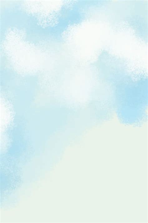 Hand Painted Simple Blue Sky Sky Background Wallpaper Image For Free Download - Pngtree ...