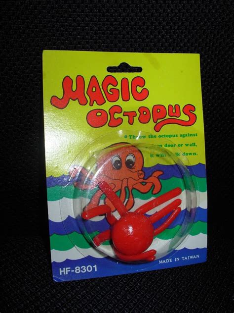 The Magic Octopus Vintage 1980 Wacky Wall Walker Original 1980s Toy Etsy