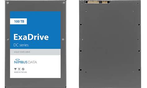 Nimbus Data Just Unveiled The Exadrive Dc100 Worlds Largest Ssd Boasting 100tb 4k Shooters