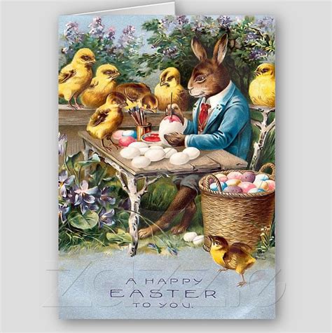 30 Beautiful Vintage Easter Greetings Cards and Postcard