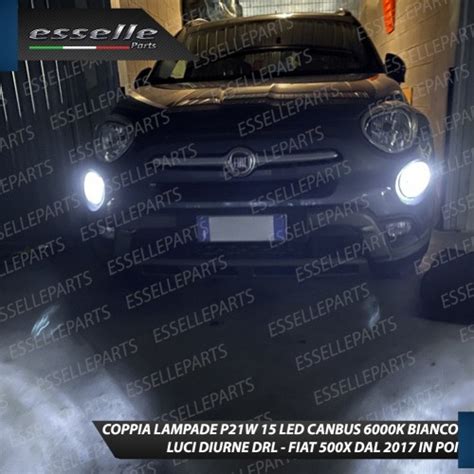 Conversione Fari Full LED 6000K Fiat 500 Restyling