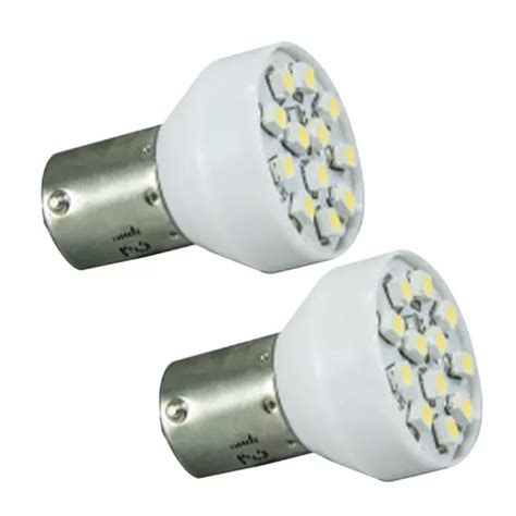 Par De L Mpada Led Autopoli V Leds Super Branca