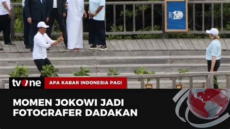 Jokowi Jadi Fotografer Dadakan Untuk Utusan Prancis Akip Tvone Youtube