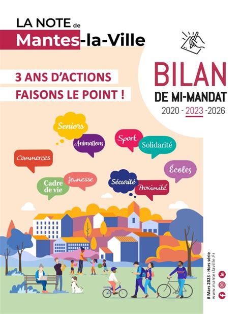 La Note Bilan De Mi Mandat Mars 2023 Mantes La Ville Officiel