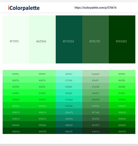 450+ Latest Color Schemes with Deep Sea Green Color tone combinations ...