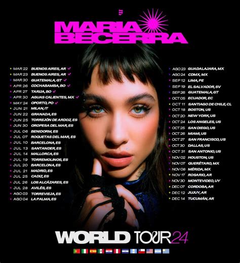 Mar A Becerra World Tour Musicalatinaurbana