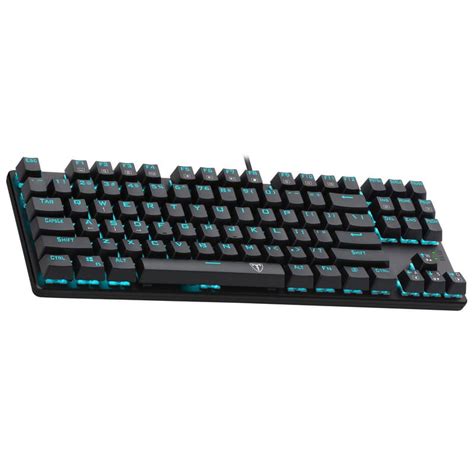 T Dagger Bora T Tgk Gaming Mechanical Keyboard Blue Led Red Switch