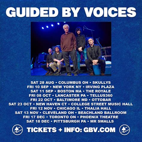 Guided By Voices Announce 2021 U S Tour Playing Irving Plaza BV Presale