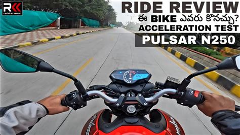 Bajaj Pulsar N Ride Review Acceleration Test Better Than F