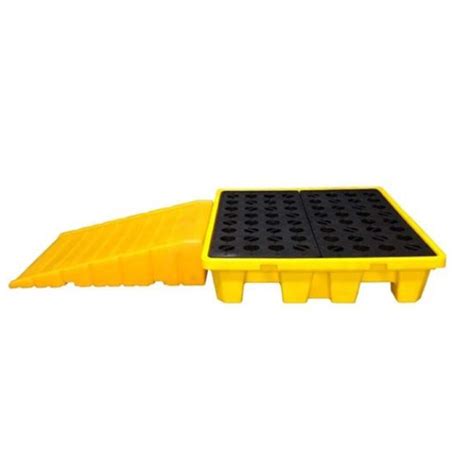 Pallet Ramp For Spill Easy Access And Spill Containment