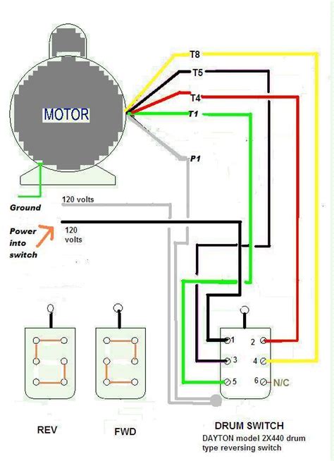 Dayton Wiring Diagram Motor Mod R M