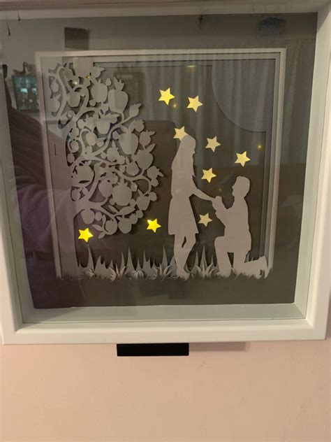 Lighted Layered Shadow Box Diy Shadow Box Custom Shadow Box Shadow Box