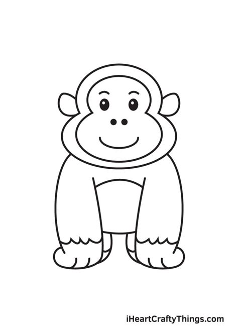 Matchless Info About How To Draw A Simple Gorilla Dugdrive