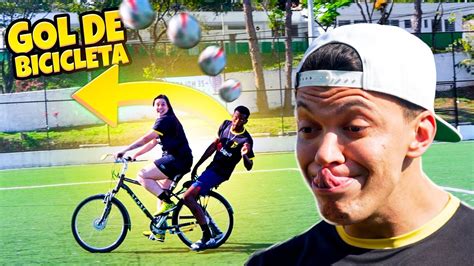 S Vale Gol De Bicicleta Nesse V Deo Aqui Youtube