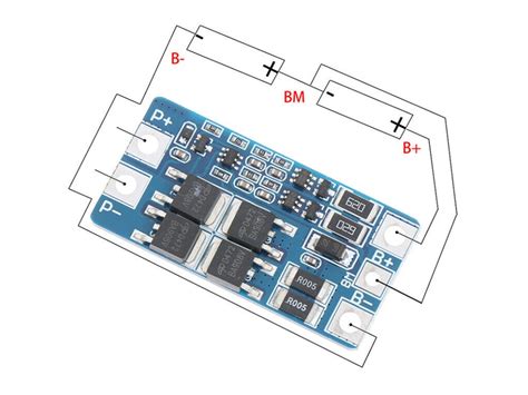 S A Bms Li Ion V Battery Charger Protection Module