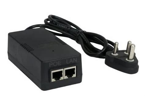 2 Black Gigabit PoE Injector 48V 0.5A, Model Name/Number: NM-G048 at Rs 950 in Ahmedabad