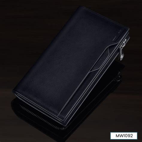 TITAN HOLD MEN’S GRAY BLUE WALLET - William Polo