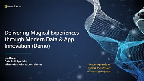 Hls Data Ai Apps Roadshow Delivering Magical Experiences Through